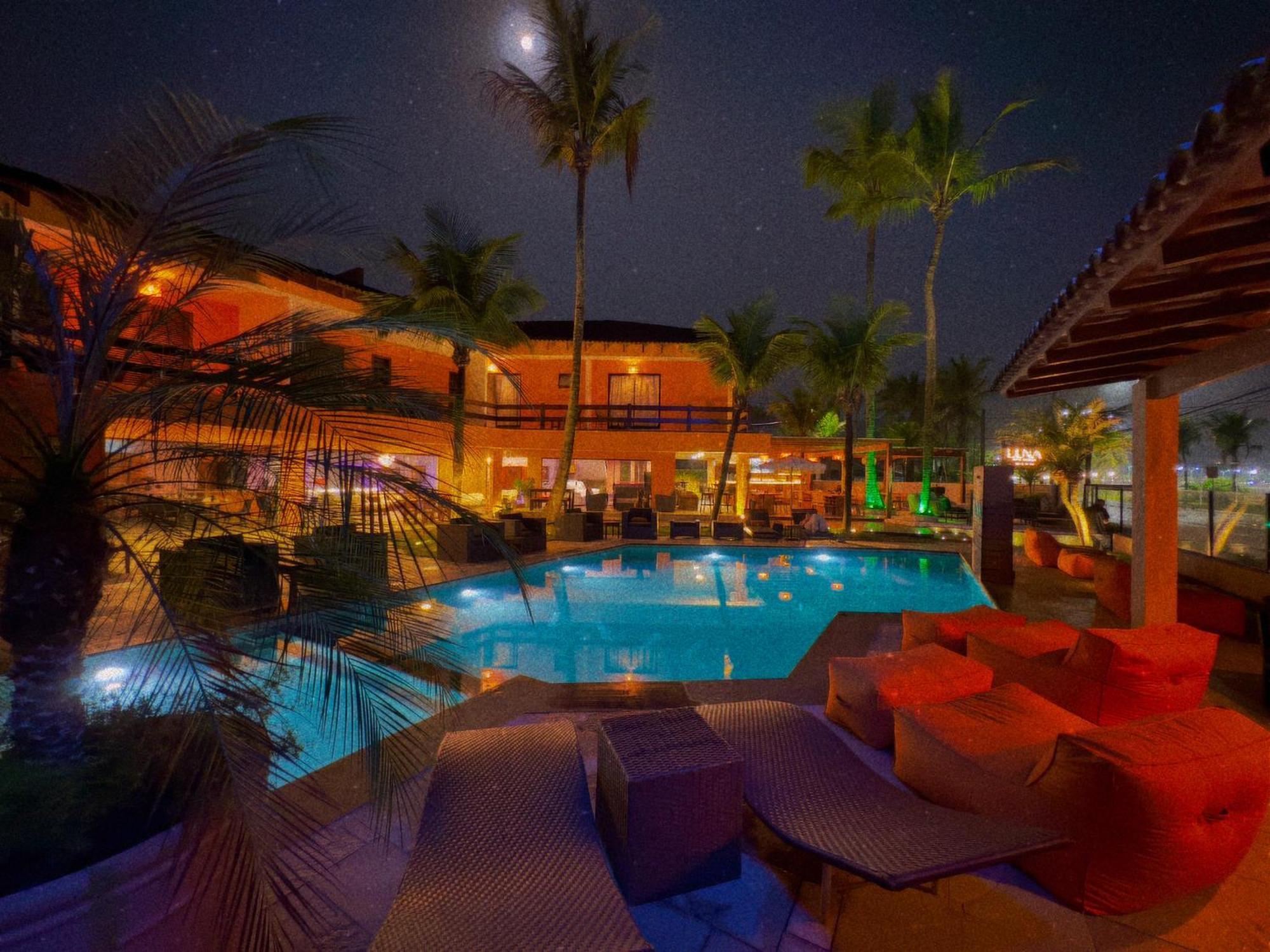 Luna Hotel Boutique - Frente A Praia Guarujá Eksteriør billede
