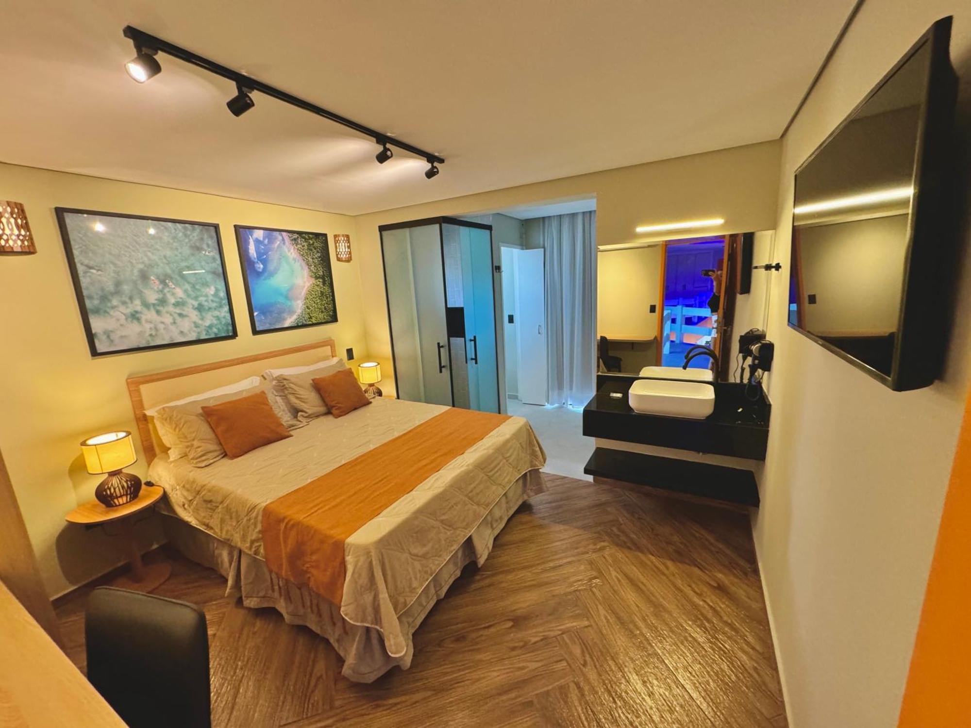 Luna Hotel Boutique - Frente A Praia Guarujá Eksteriør billede